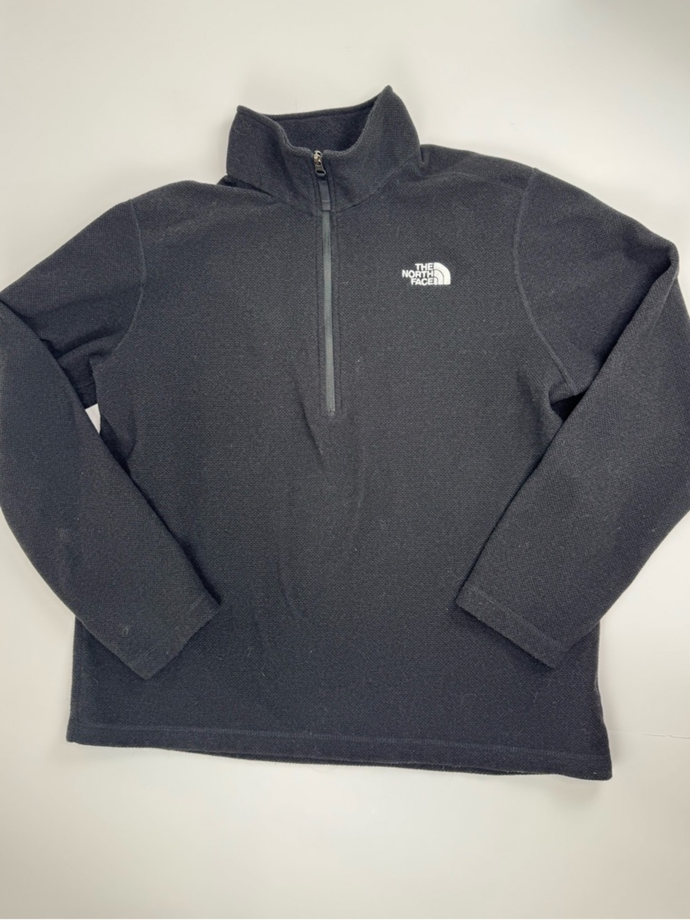 The North Face Men’s Black Quarter-Zip Fleece Pullover